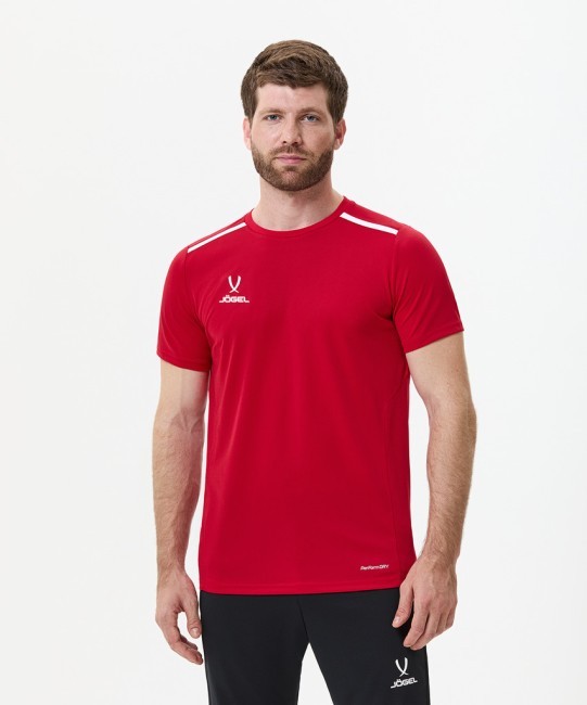 Футболка тренировочная JOGEL DIVISION Training Tee, красный (2115981) Футболка тренировочная JOGEL DIVISION Training Tee, красный (2115981)