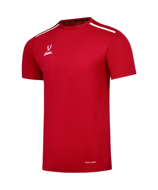 Футболка тренировочная JOGEL DIVISION Training Tee, красный (2115981) Футболка тренировочная JOGEL DIVISION Training Tee, красный (2115981)