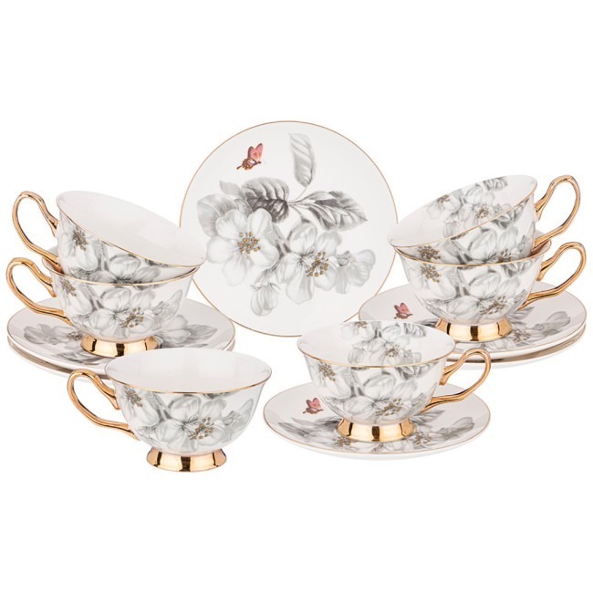 Чайный набор lefard "райские яблочки" на 6 пер. 12 пр. 200 мл Lefard (275-1222) Чайный набор lefard "райские яблочки" на 6 пер. 12 пр. 200 мл Lefard (275-1222)