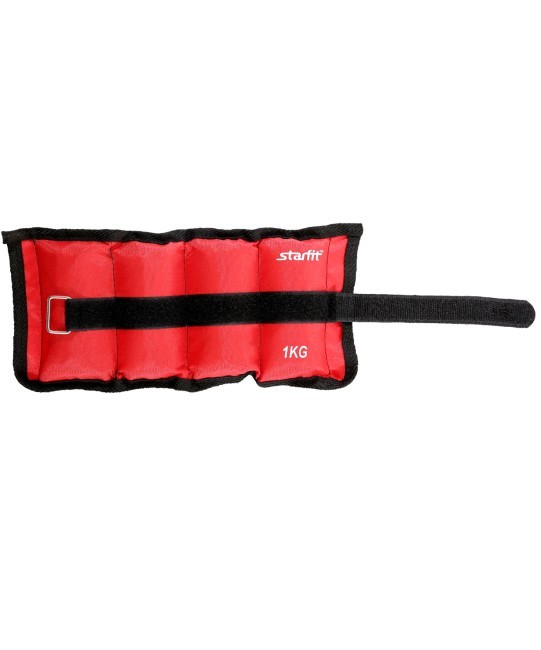 Утяжелители STARFIT WT-401, 1 кг, красный (237091) Утяжелители STARFIT WT-401, 1 кг, красный (237091)