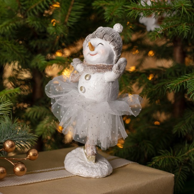 Статуэтка "снеговик" 14х7х17,5 см Lefard (162-1289)