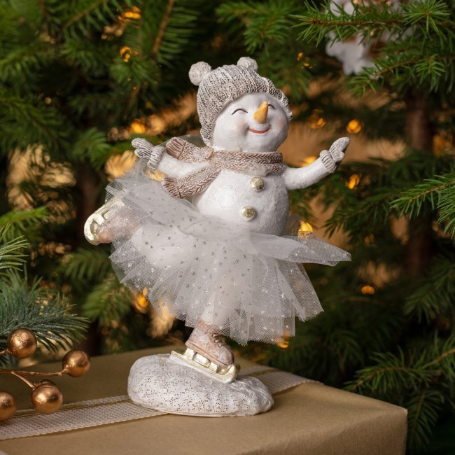 Статуэтка "снеговик" 14х7х17,5 см Lefard (162-1289)