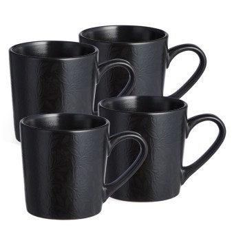 Набор кружек bronco "choice black" 400 мл =4 шт Bronco (191-362-1) Набор кружек bronco "choice black" 400 мл =4 шт Bronco (191-362-1)