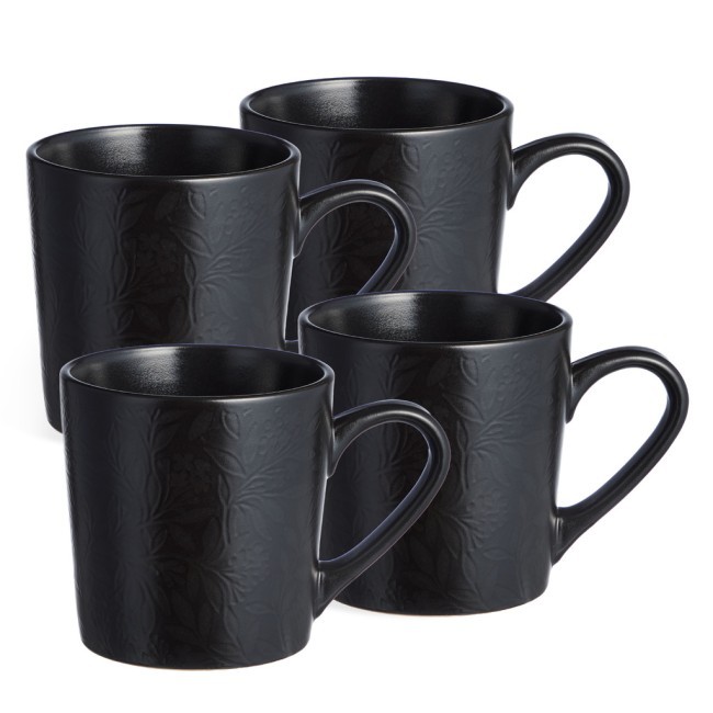 Набор кружек  bronco "choice black" 400 мл =4 шт Bronco (191-362-1)