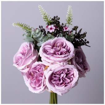 Цветочная композиция из пионов длина=26см мал.уп.=24шт Lefard (535-362)