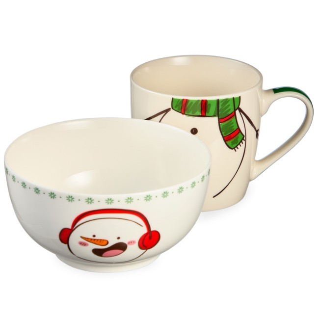 Набор посуды lefard "снеговик" 2 пр. (кружка 360мл, салатник 500мл) Lefard (260-1066) Набор посуды lefard "снеговик" 2 пр. (кружка 360мл, салатник 500мл) Lefard (260-1066)