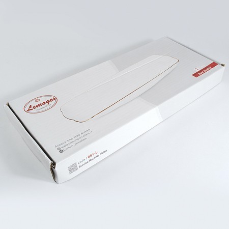 Блюдо сервировочное для подачи керамика 43х18х4,5 LR (90083-651L)