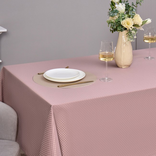 Скатерть 145х220см серый теплый евроуголок 100% полиэстер SANTALINO (805-028-21) Скатерть 145х220см серый теплый евроуголок 100% полиэстер SANTALINO (805-028-21)