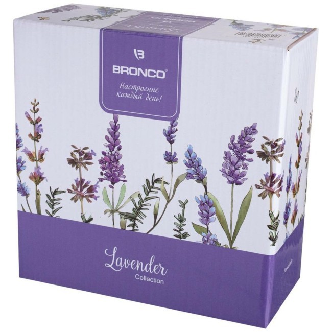 Салатник с ручками bronco "лаванда" 16 см Bronco (189-271)