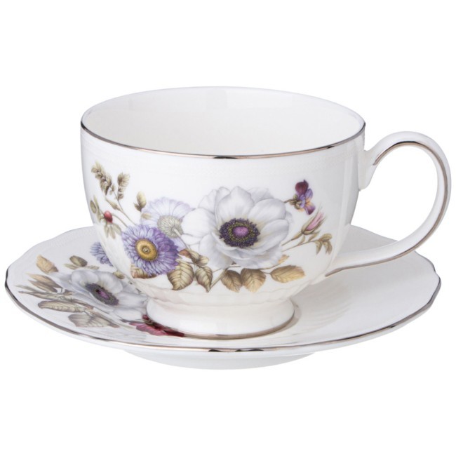 Чайный набор lefard "bouquet" на 6 пер. 12 пр. 280 мл Lefard (590-639) Чайный набор lefard "bouquet" на 6 пер. 12 пр. 280 мл Lefard (590-639)