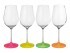 Набор бокалов для вина из 4 шт."neon frozen" 350 мл. высота=22,5 см. Bohemia Crystal (674-333)