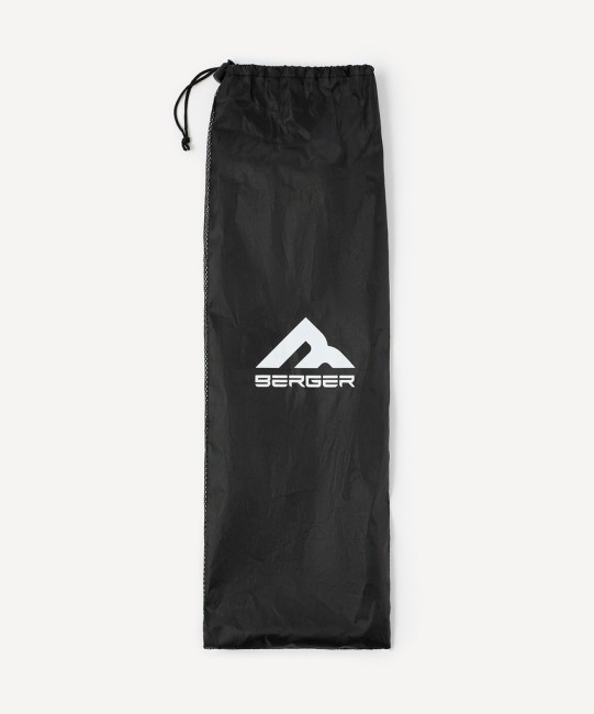 Треккинговые палки Berger Hiking Peak, 120-135 см, 4-секционные, складные, темно-серый/горчичный (2119450)