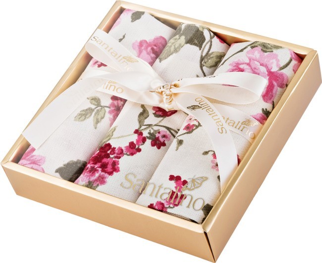 Комплект салфеток 40х40см 3шт., "роза", хлопок 100% SANTALINO (850-816-8) Комплект салфеток 40х40см 3шт., "роза", хлопок 100% SANTALINO (850-816-8)