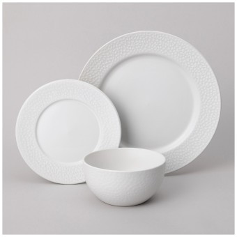 Набор посуды обеденный на 4 пер. 12 пр. 720 мл 27,5х27,5х2, 19,2х19,2х0,9, 14,2х14,2х7см Lefard (191-287)