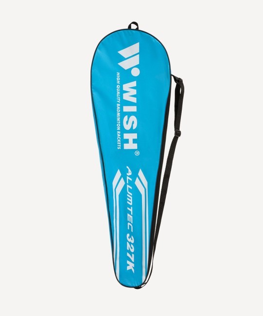 Набор для бадминтона WISH Alumtec 327, 2 ракетки, 2 волана, оранжевый/синий (1585198) Набор для бадминтона WISH Alumtec 327, 2 ракетки, 2 волана, оранжевый/синий (1585198)