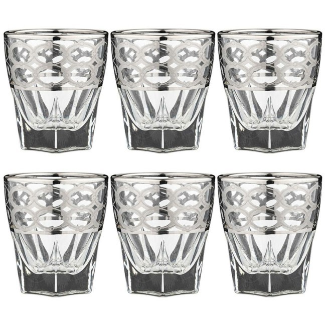 Набор стопок 6 штук 60мл "athene platino" ART DECOR (326-094)