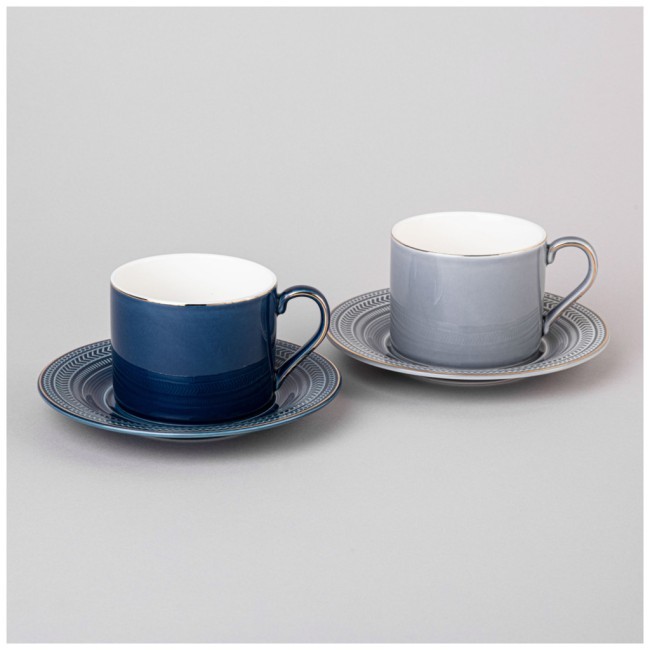 Чайный набор lefard "top style" на 2 пер. 4 пр. 250 мл серый, синий Lefard (42-544) Чайный набор lefard "top style" на 2 пер. 4 пр. 250 мл серый, синий Lefard (42-544)