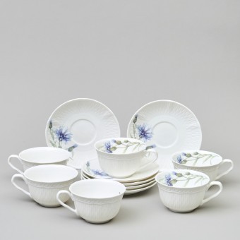 Чайный набор lefard "васильки" на 6 пер. 12 пр. 250 мл Lefard (760-827)
