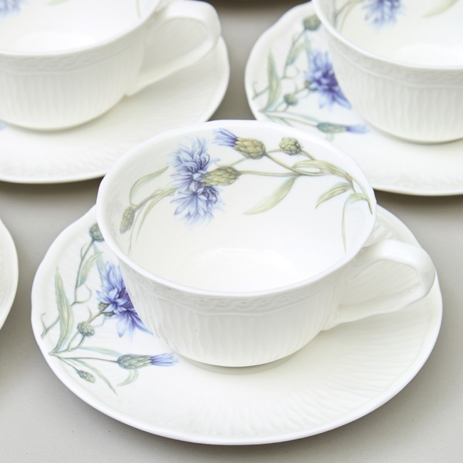 Чайный набор lefard "васильки" на 6 пер. 12 пр. 250 мл Lefard (760-827)