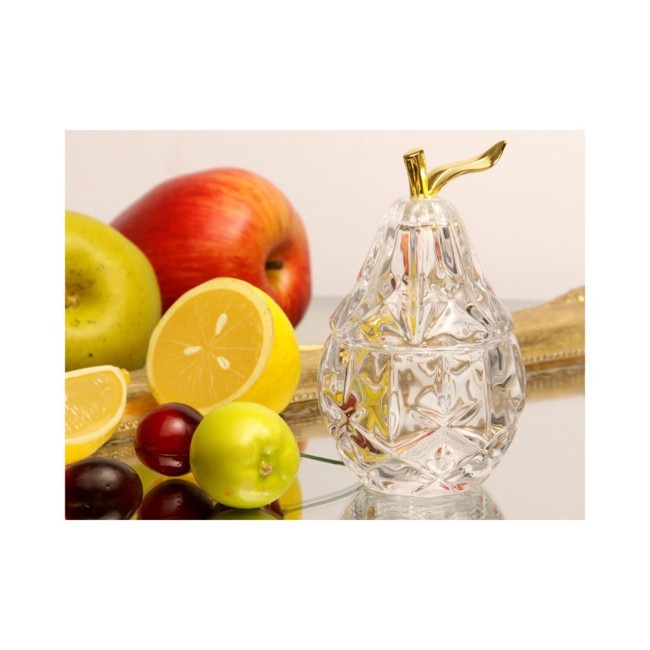 Блюдо для десерта с крышкой "груша" 75 мл. 7*7 см. в=12 см. коллекция "muza" Lefard (355-057) Блюдо для десерта с крышкой "груша" 75 мл. 7*7 см. в=12 см. коллекция "muza" Lefard (355-057)