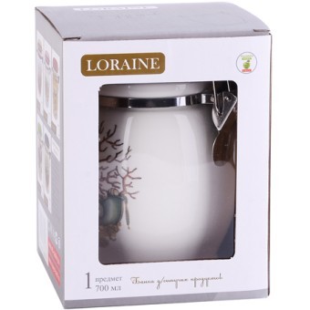 Банка для сыпучих 700мл Страна чудес дол/металл LR (30807) Банка для сыпучих 700мл Страна чудес дол/металл LR (30807)