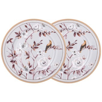 Набор тарелок закусочных lefard "compliment" 2 шт. 19 см Lefard (417-079) Набор тарелок закусочных lefard "compliment" 2 шт. 19 см Lefard (417-079)