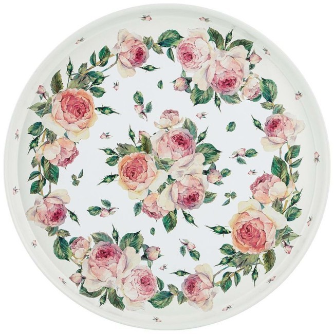 Поднос сервировочный agness "пионы" 33*2,1 см Agness (898-010)