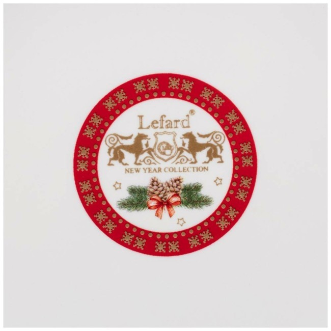 Тарелка обеденная lefard "елка" 27 см красная Lefard (85-1705) Тарелка обеденная lefard "елка" 27 см красная Lefard (85-1705)