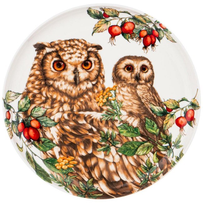 Тарелка закусочная lefard "лесная сказка" сова 20,5 см Lefard (590-389)