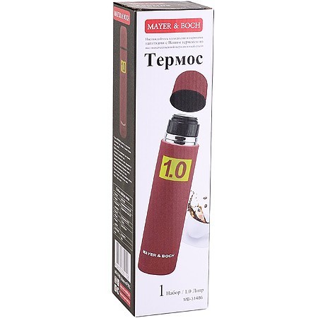 Термос 1л нерж/сталь Mayer&Boch (31486)