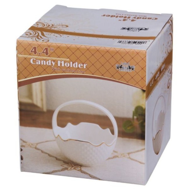 Конфетница "диаманд голд" 11*11*11,5 см. Lefard (359-337) Конфетница "диаманд голд" 11*11*11,5 см. Lefard (359-337)