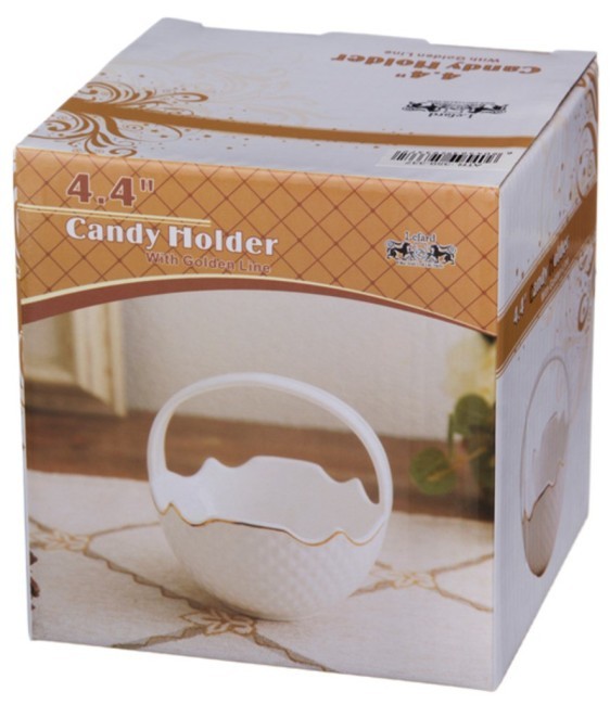 Конфетница "диаманд голд" 11*11*11,5 см. Lefard (359-337) Конфетница "диаманд голд" 11*11*11,5 см. Lefard (359-337)