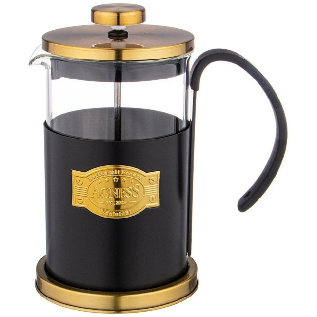 Френч-пресс agness "черное золото" 600 мл Agness (894-100)