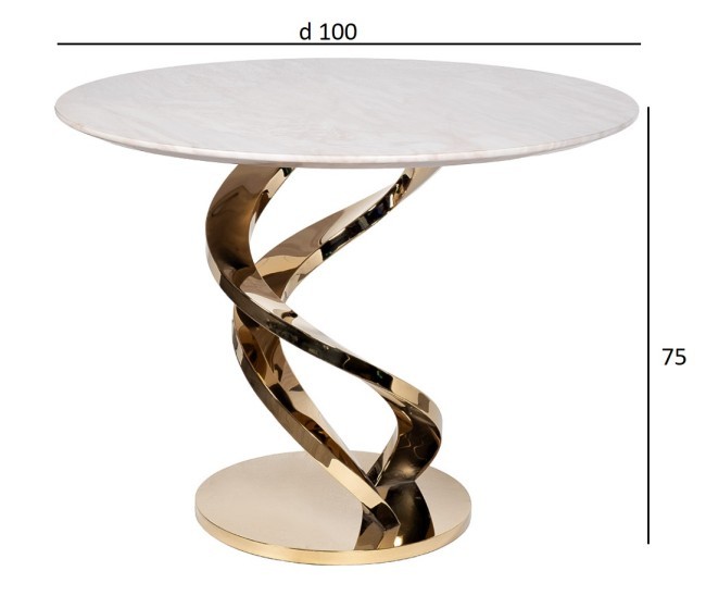 Стол Cappucino Royal d100*75см (TT-00006018) Стол Cappucino Royal d100*75см (TT-00006018)