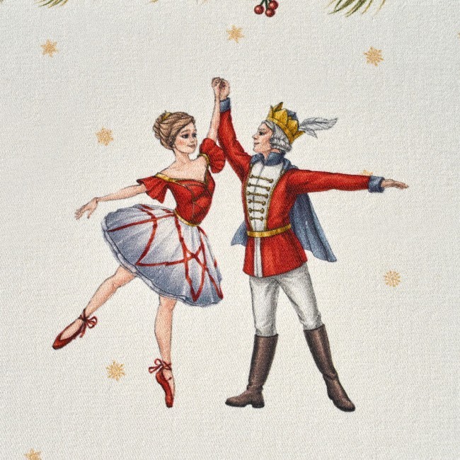 Скатерть "щелкунчик" 110х140см ,бежевый ,100% хлопок,твил Lefard (850-757-20)