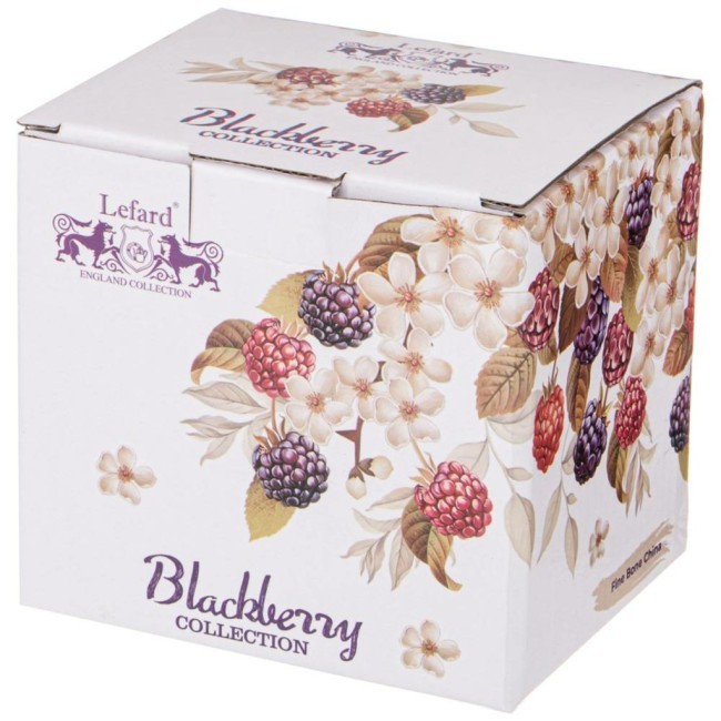 Чайник стеклянный с ситом  lefard "ежевика" 400 мл Lefard (104-860)