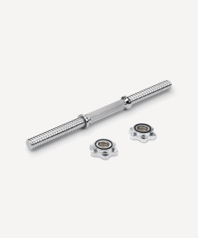 Гриф гантельный STARFIT BB-107 d=25 мм, металлический, хромированный, 45 см (1045081)