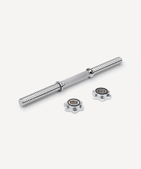 Гриф гантельный STARFIT BB-107 d=25 мм, металлический, хромированный, 45 см (1045081)