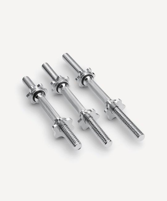 Гриф гантельный STARFIT BB-107 d=25 мм, металлический, хромированный, 45 см (1045081)