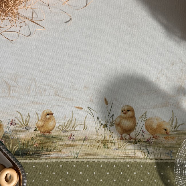 Скатерть "золотая курочка" 160х220см, 100% хлопок, твил с пропиткой Lefard (850-767-21) Скатерть "золотая курочка" 160х220см, 100% хлопок, твил с пропиткой Lefard (850-767-21)