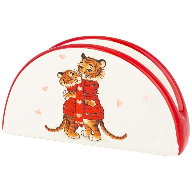 Салфетница "тигриные истории" 13,5*4*7 см Agness (358-1920)