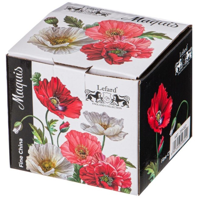 Баночка с силиконовой крышкой lefard "маки" 180 мл Lefard (359-802)