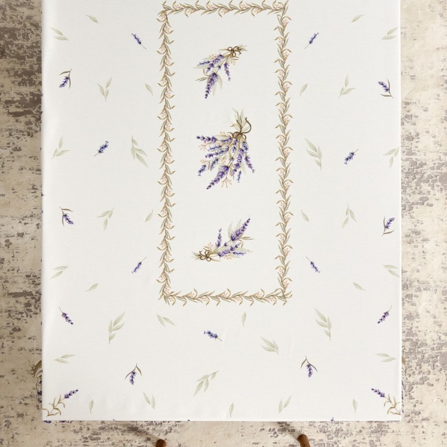 Скатерть "душа прованса" 140х180см ,белый, 100% хлопок,твил с пропиткой Lefard (850-735-23) Скатерть "душа прованса" 140х180см ,белый, 100% хлопок,твил с пропиткой Lefard (850-735-23)