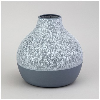 Ваза коллекция "жемчужина" 20*20*21.6см цвет: темно-синий Lefard (374-144)