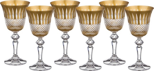 Набор бокалов для белого вина из 6 шт.170 мл. Crystal Julia (673-024) Набор бокалов для белого вина из 6 шт.170 мл. Crystal Julia (673-024)