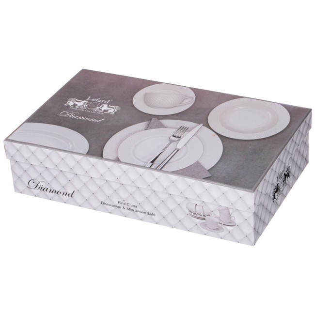 Кофейный набор lefard "диаманд" 12 пр. на 6 пер. 90 мл Lefard (359-326)