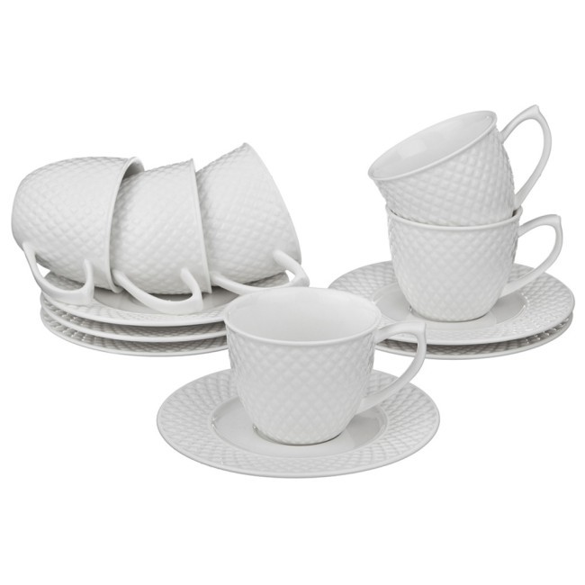 Кофейный набор lefard "диаманд" 12 пр. на 6 пер. 90 мл Lefard (359-326)