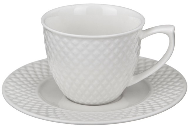 Кофейный набор lefard "диаманд" 12 пр. на 6 пер. 90 мл Lefard (359-326)