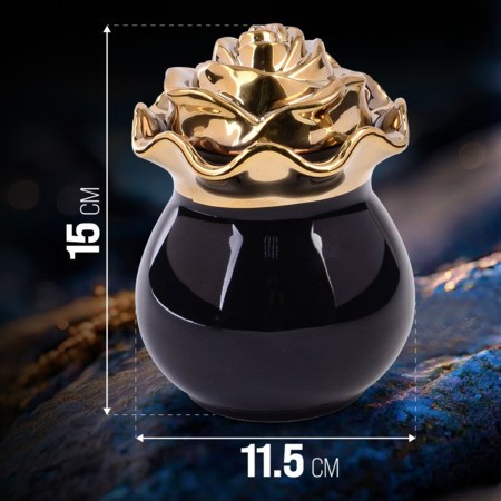 Баночка для сладостей Роза 650мл фарфор LR (12074)