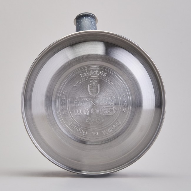 Чайник agness со свистком 2,5 л, складывающаяся ручка, индукцион. дно Agness (937-915) Чайник agness со свистком 2,5 л, складывающаяся ручка, индукцион. дно Agness (937-915)